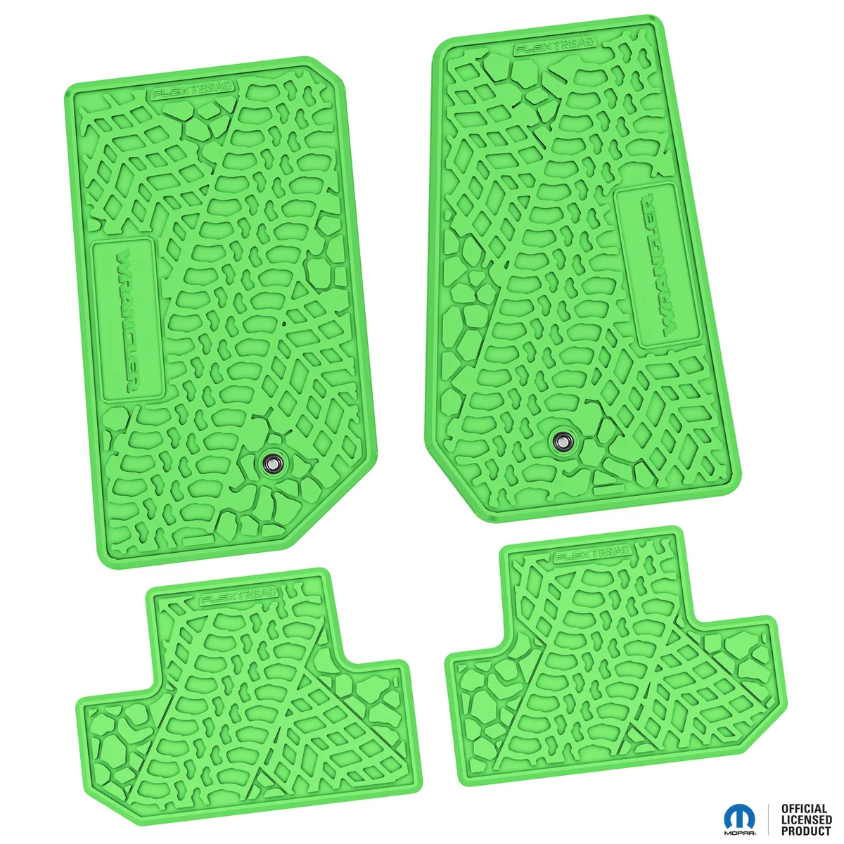 07-13 Jeep JK 2 Dr Front -Tire Tread/Scorched Earth Scene w/ Wrangler Insert - Black w/ White Insert product image