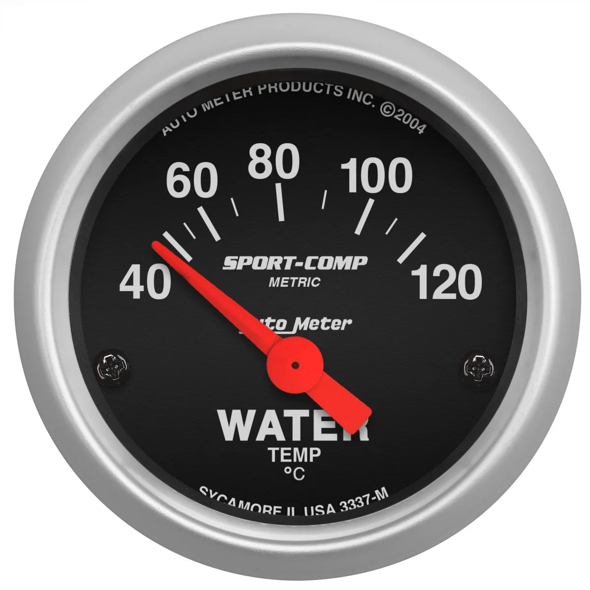 Gauge, Water Temp, 2 1/16", 40-120?C, Electric, Sport-Comp product image