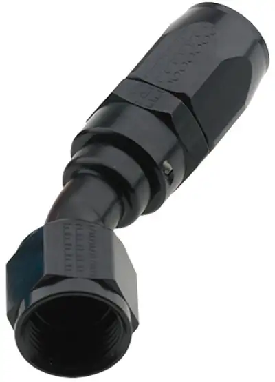 Fragola Performance Systems Hose Fitting #16 30 Deg Pro-Flow Black