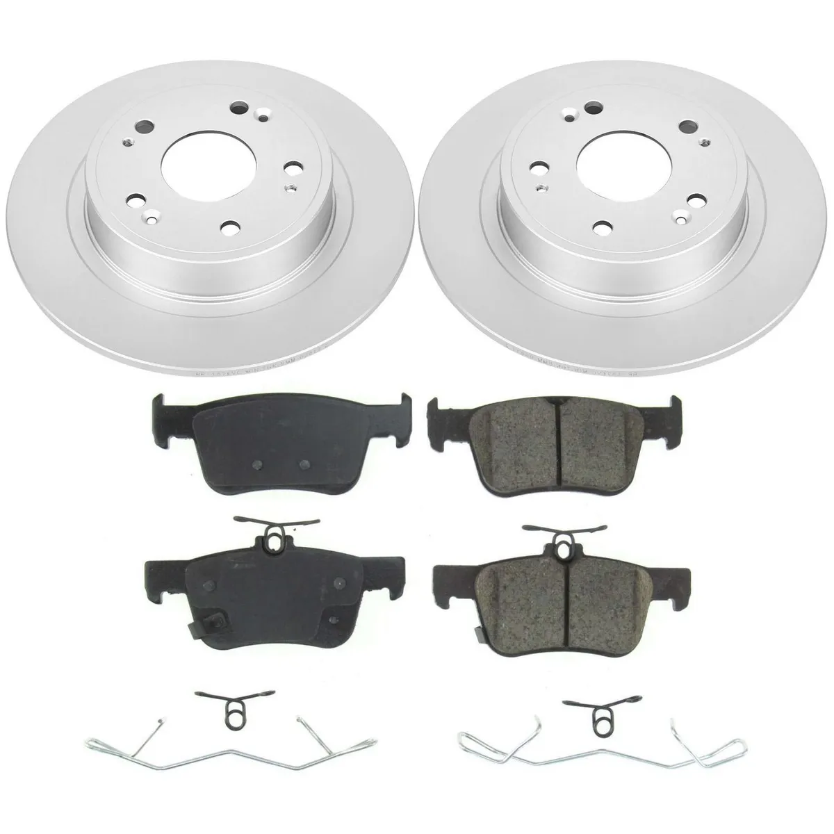 Z17 Geomet Coated Rotor Kit: Genuine Geomet Fully Coated Rotors; Ceramic Pads W/Hardware product image
