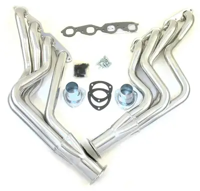 Patriot Exhaust Patriot Long Tube Header 68-77 GM A, F, G Body, 68-87 PU 396-502 BBC 2" Primary 3 1/2" Collector Silver Ceramic Coated H8026-1