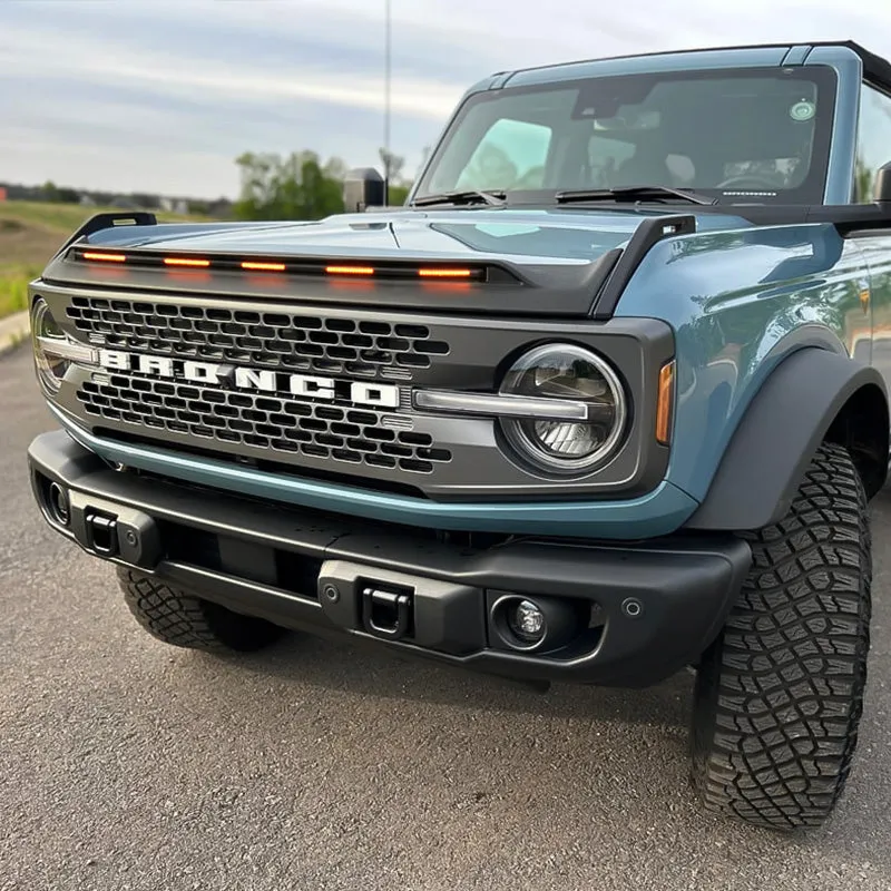 Front Hood Protector with DRL and Turn Signals for 2021-2026 Ford Bronco product image