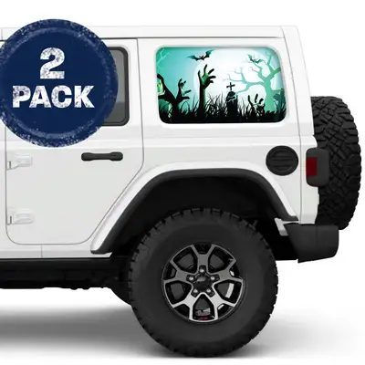 Under The Sun Inserts Reaching Out Side Windows Printed Vinyl Decal