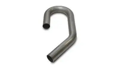Vibrant Performance Stainless Steel U-J Tubing; 4 in. OD; 6 in. Centerline Radius; 7.5 in. Leg Length 1; 8.5 in. Leg Length 2; 10 in. Length 3; 304 Stainless Steel;