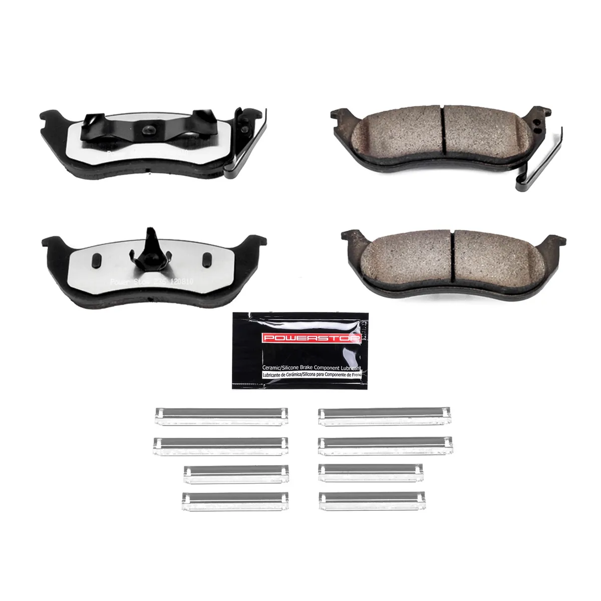 Power Stop Z36 Extreme Truck and Tow Carbon Ceramic Brake Pads, Rear - TJ/LJ/KJ 2003-07 product image
