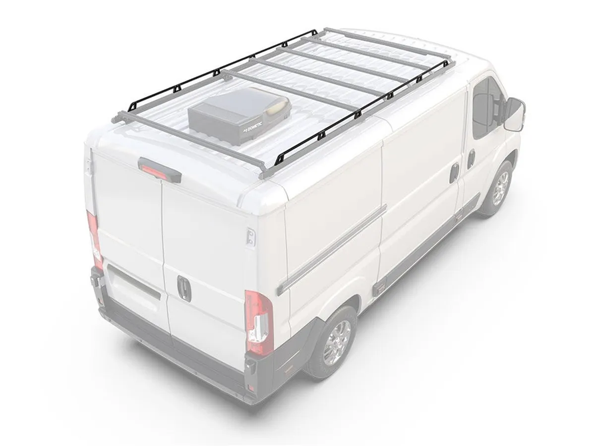 Slimpro Van Rack Kit; 2973mm Length; Incl. 10x Tubular Rails; 2 Cast LH/RH Drop Downs; 8 Mid-Joints; Installation Hardware; product image