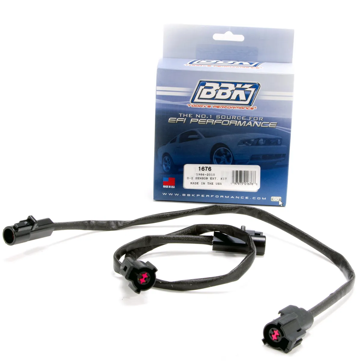 Ford Mustang O2 Sensor Wire Harness Extensions 4 Pin Pair 86-10 product image