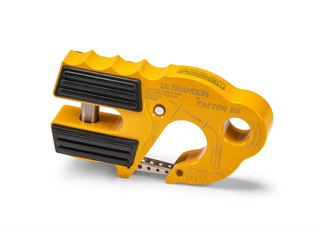 Factor 55 00250-03 Ultrahook Winch Hook With Shackle Mount -- Yellow product image