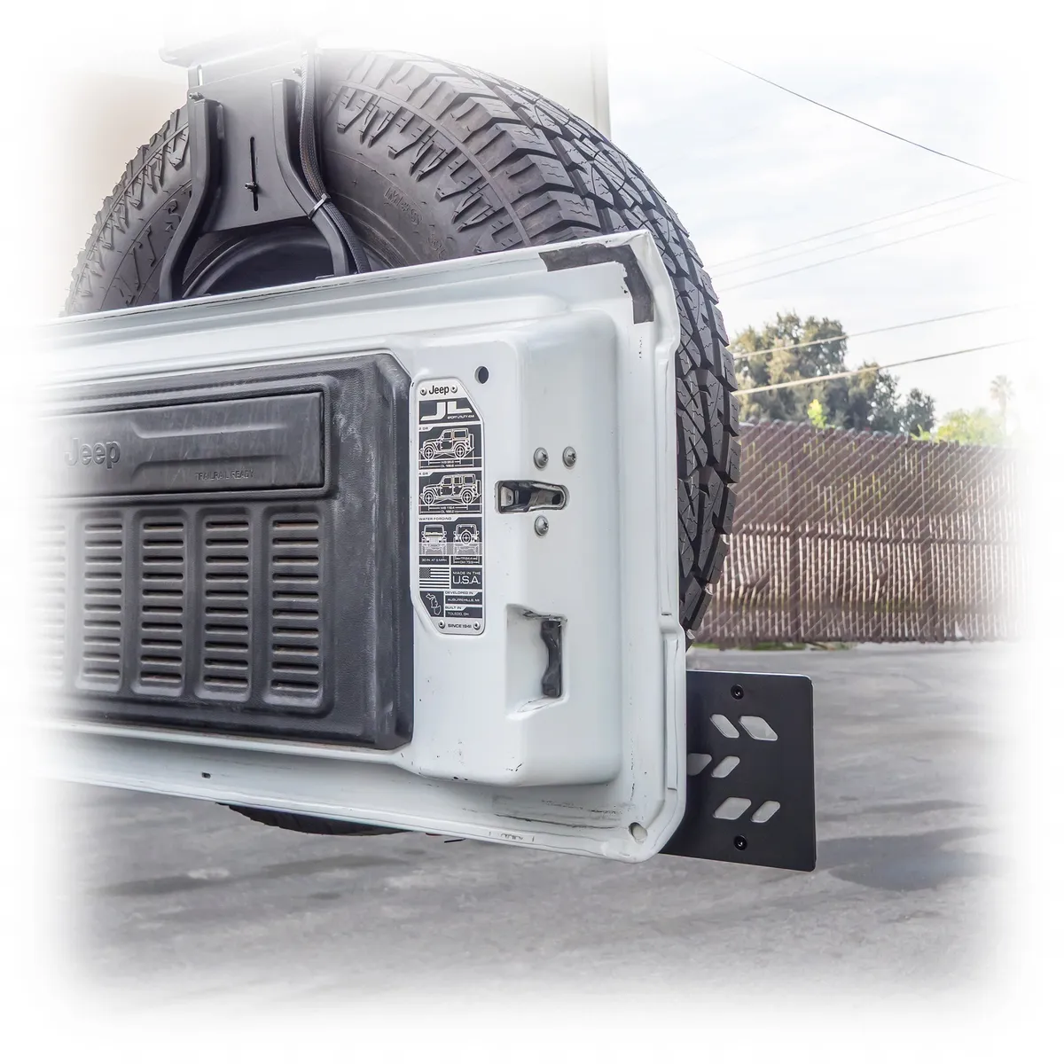 Turn Offroad License Plate Relocation Kit for Jeep Wrangler JL (2018-2026) product image