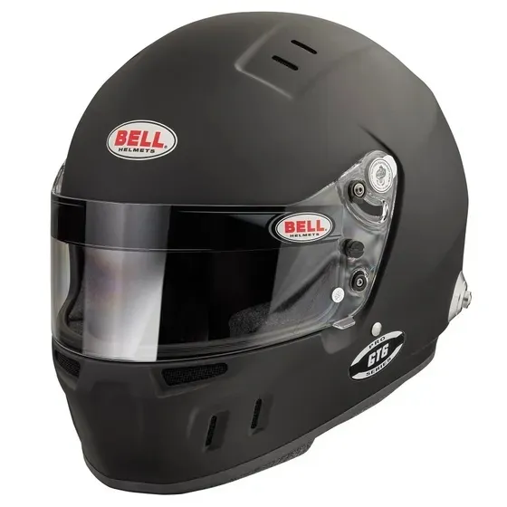 Bell Helmet Gt6 7-3/8 Flat Black Sa2025 Fia8859