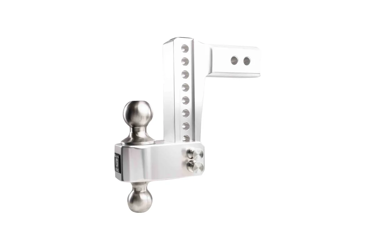 2.5" Aluminum Medium Duty Hitch 6" Drop/Rise w/ Stainless Steel Dual Ball product image