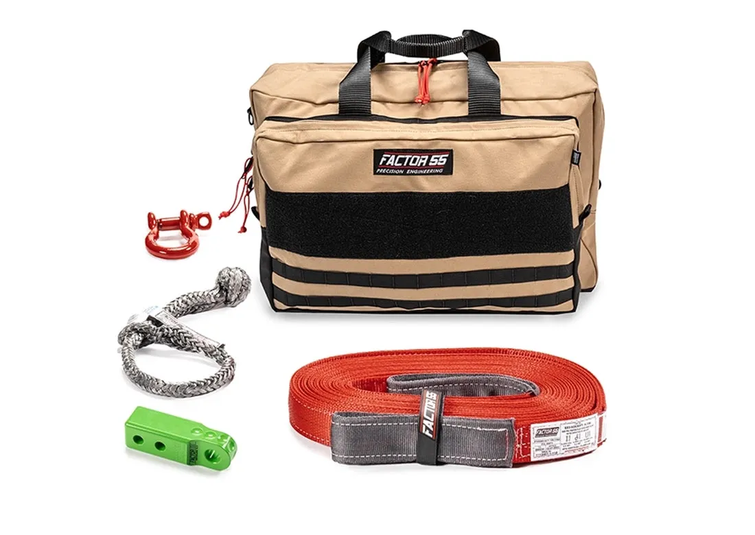 Factor 55 00485-08-Large Owyhee Recovery Kit (Green Hitchlink And Large Bag) product image