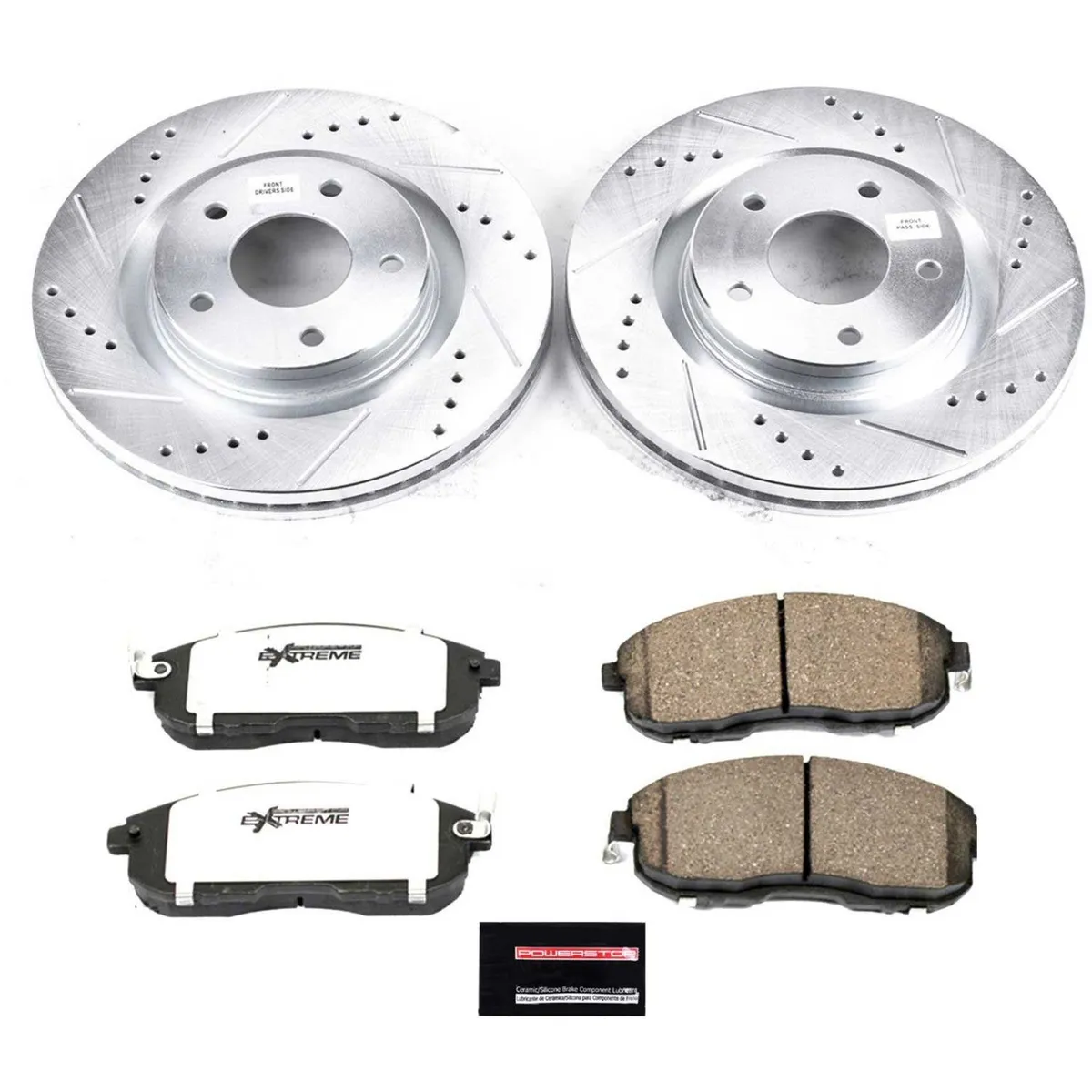 Z26 Street Warrior Upgrade Kit: Drilled/Slotted Rotors; Carbon-Fiber Ceramic Pads W/Hardware product image