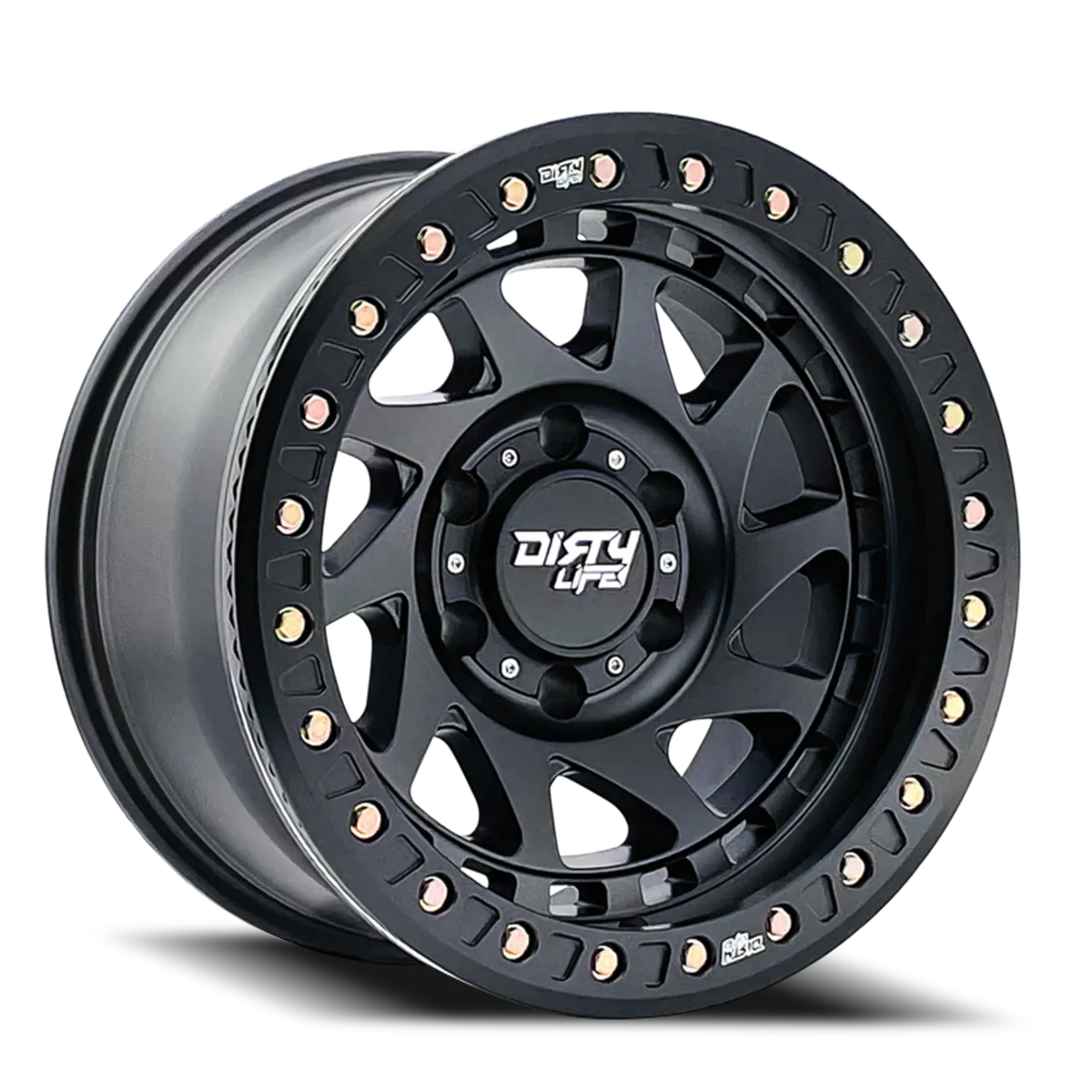Dirty Life Race Wheels Enigma Race 9313 Matte Black 17X9 6-135 -12Mm 87.1Mm product image