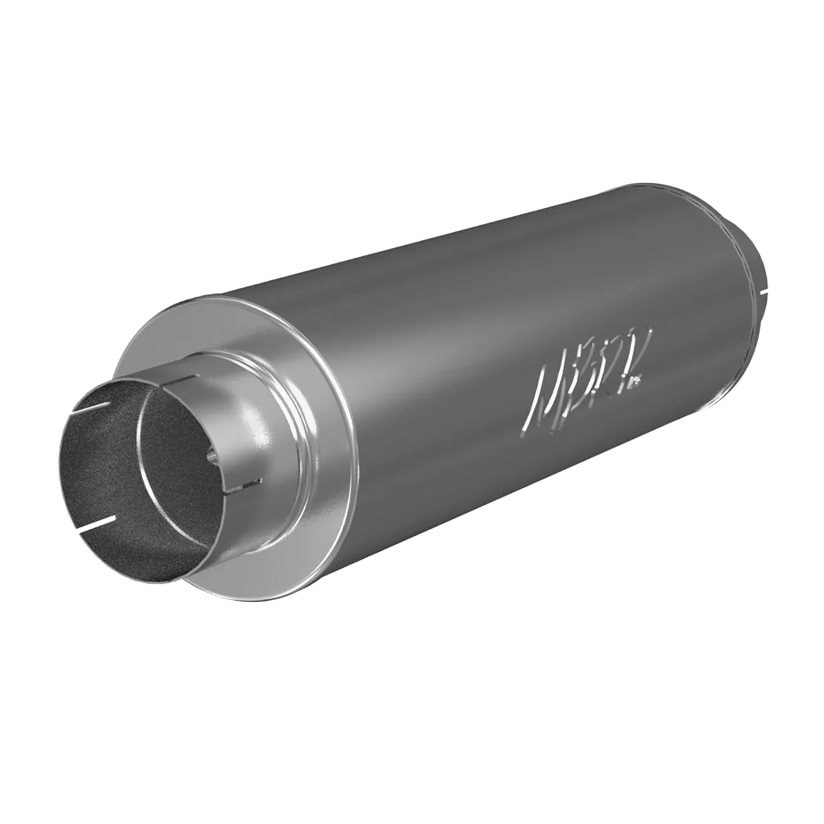 Armor Lite Quiet Tone Diesel Muffler; 5 in. Inlet/Outlet Diameter; 8 in. Body; 31 in. Overall; Aluminized; 4 in. Outlet Diameter Tip; product image