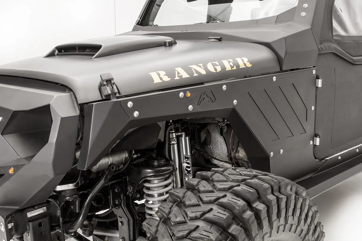 0718 Jeep JK Front Replacement Fender Matte Black product image