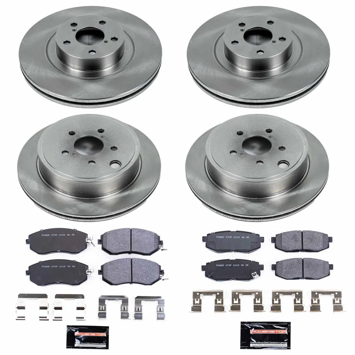 Track Day Spec Kit-Stage 2 Kit For Spec Racing Series/Advanced Track Day Enthusiasts: Rotors And Pads-For Use W/Race Tires product image