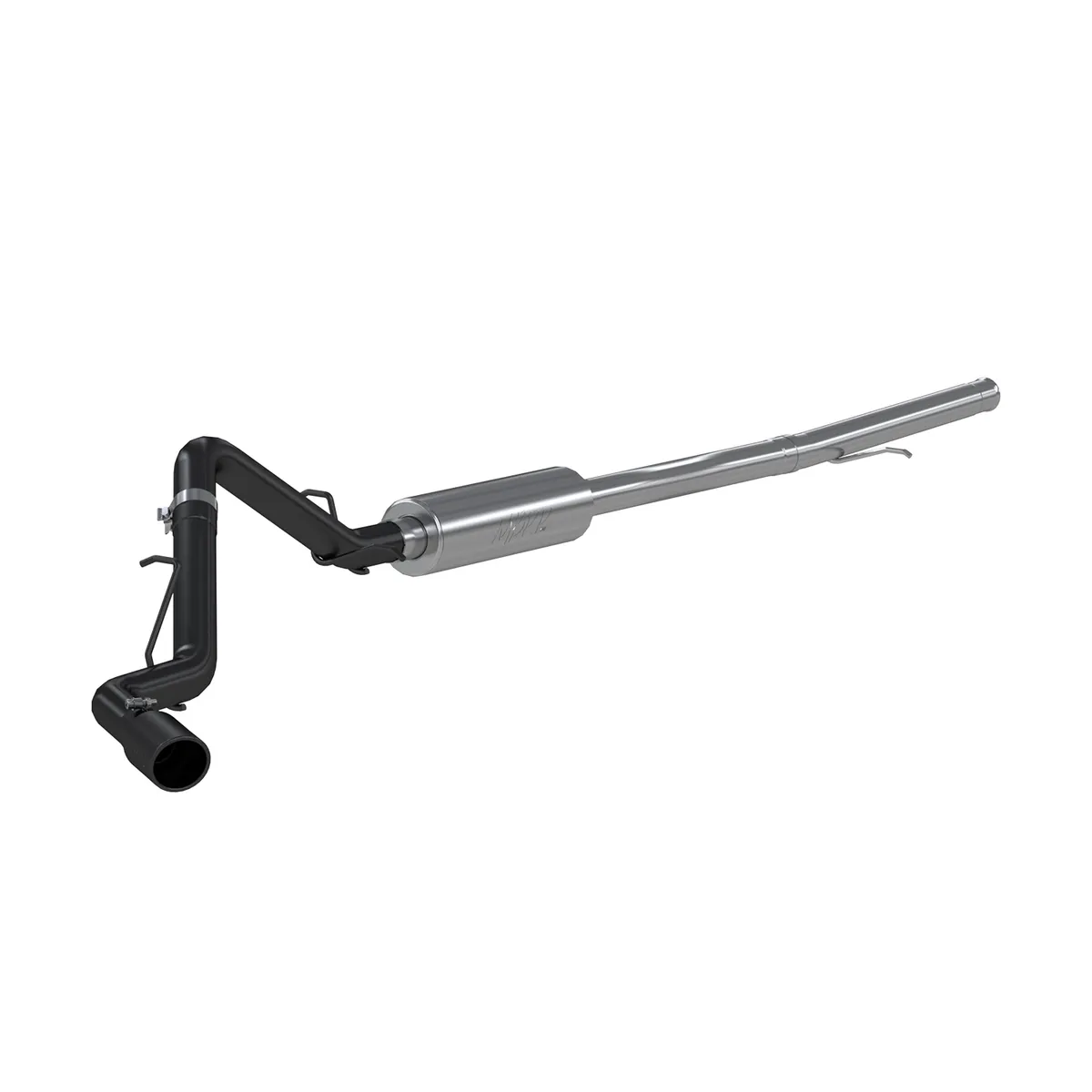 Silverado/Sierra 3 Inch Cat Back Exhaust System Single Side Armor BLK For 19-Up Silverado/Sierra 1500 4.3L, 5.3L, 2022 Silverado LTD/ Sierra Limited 5.3L MBRP product image