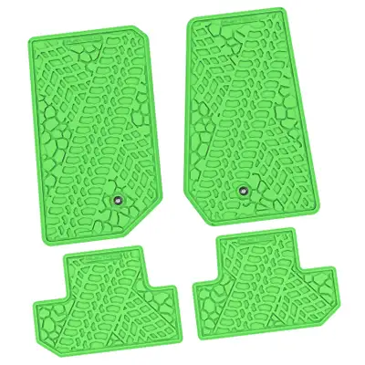 FLEXTREAD 07-13 Jeep JK 2 Dr Front -Tire Tread/Scorched Earth Scene - Black