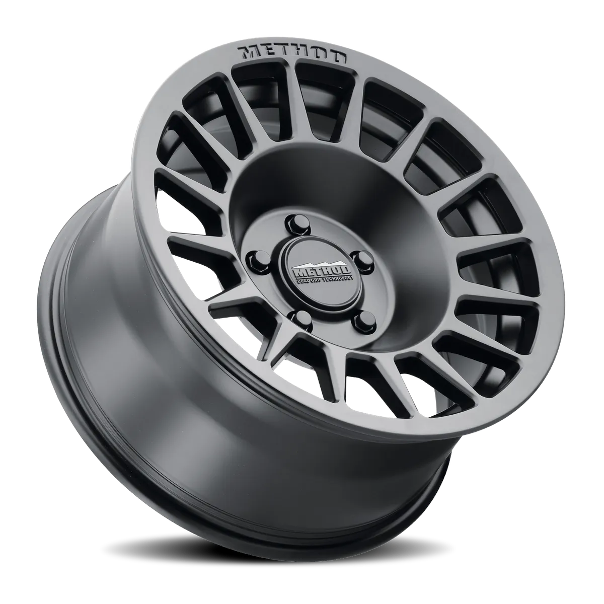 Aluminum Wheels 17x8.5 Bead Grip MR707 Bolt Pattern 5 On 114.3 Offset 38 Lip Size 0 Matte Black MB Method product image