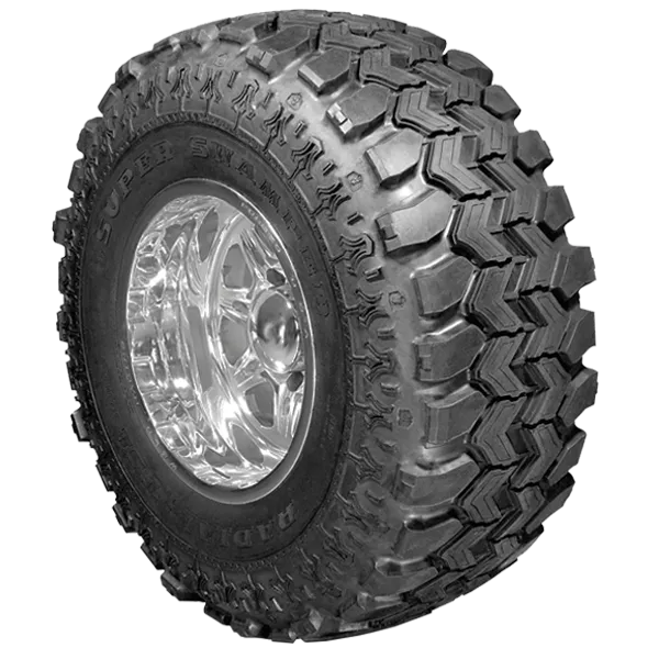 Interco 33x14.50r15lt 6 Ply Black Sidewall Super Swamper Radial/Tsl Ssr Series