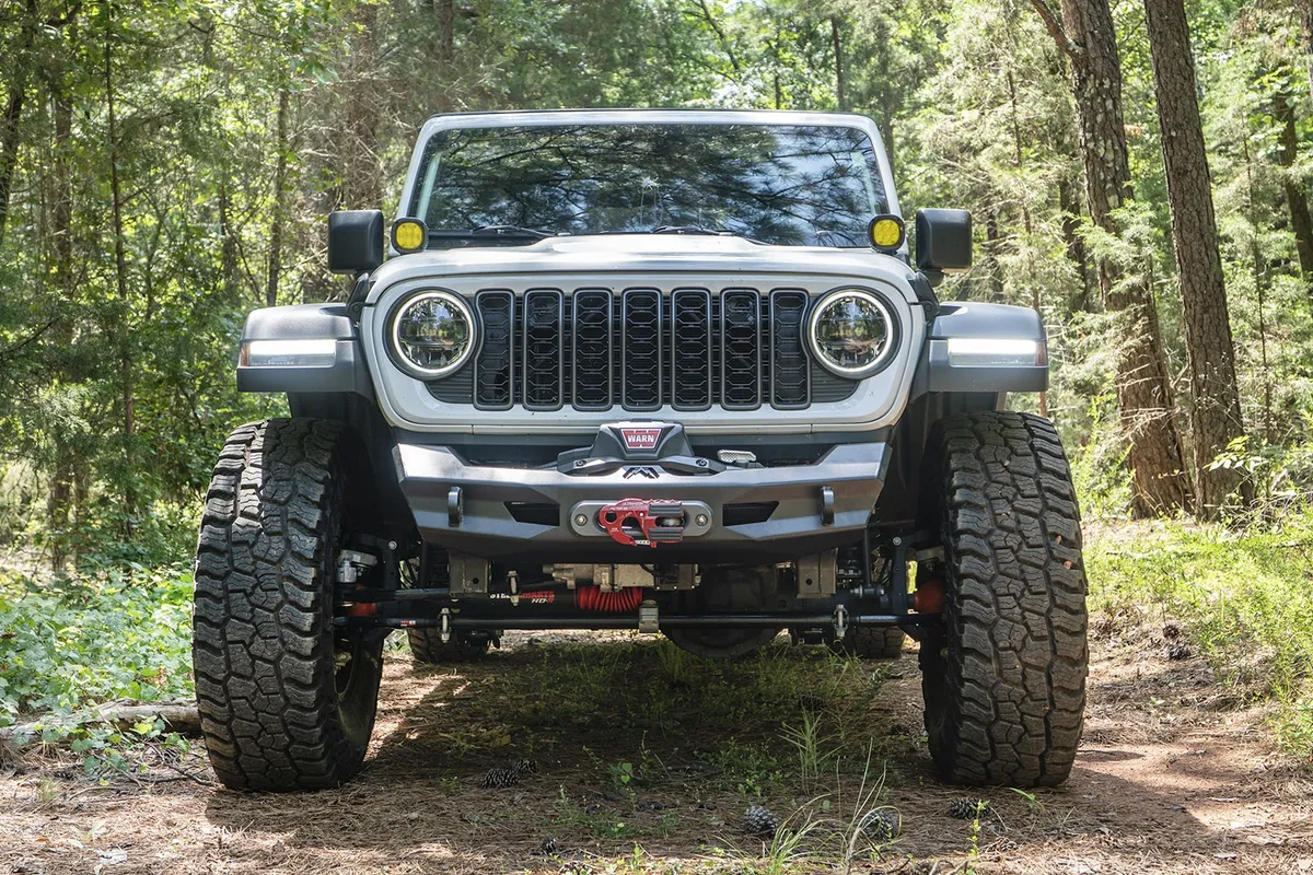 2018-2025 Jeep Wrangler JL/JT Premium Front Ghost Stubby Bumper w/ No Guard product image
