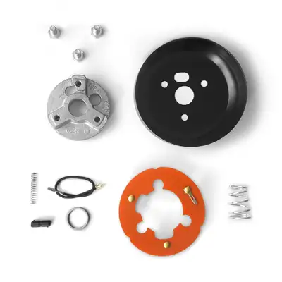 Grant Steering Wheel Installation Kit; Matte Black; Not Designed for Vehicles w/Air Bag or Telescopic Column or Radio Controls/Cruise Controls Mounted on Steering Wheel;