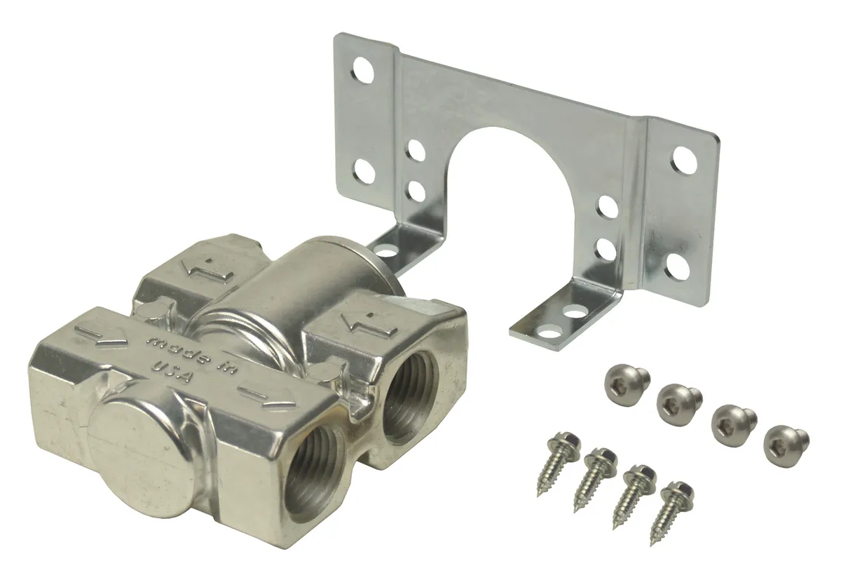 Derale 25792 Fluid Control Thermostat with Mount Brackets, 1/2 NPT product image