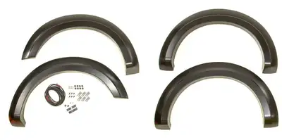 Bushwacker Ford / Lincoln Extend-A-Fender Flare Set of 4, Dura-Flex(R) 2000 ABS Smooth