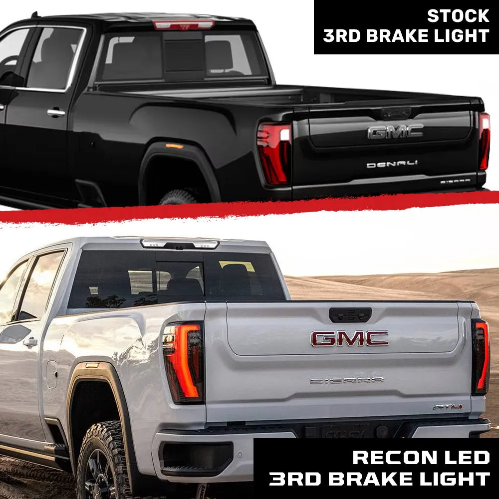 1924 Silverado/Sierra 1500/2024 2500/3500 Red LED Brake Light Kit Clear Lens product image