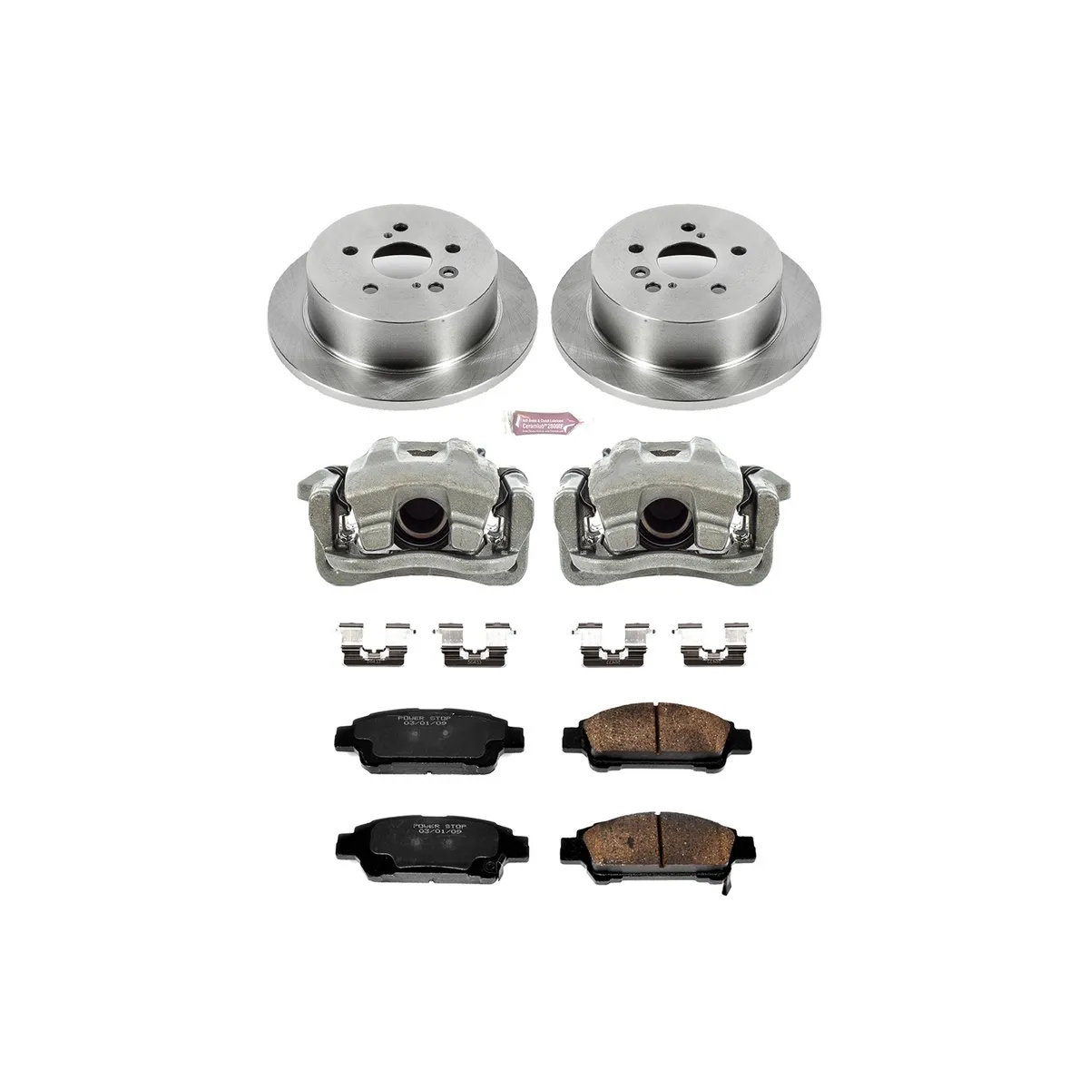 Z17 Direct Replacement Kit: Rotors; Ceramic Pads; Calipers product image