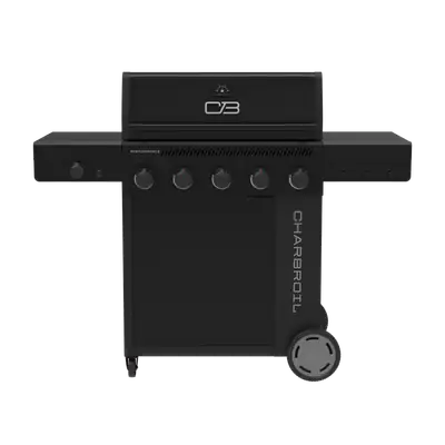Charbroil Performance Series Flavormax 5 Burner Gas Grill Cabinet With Side Burner Blackout