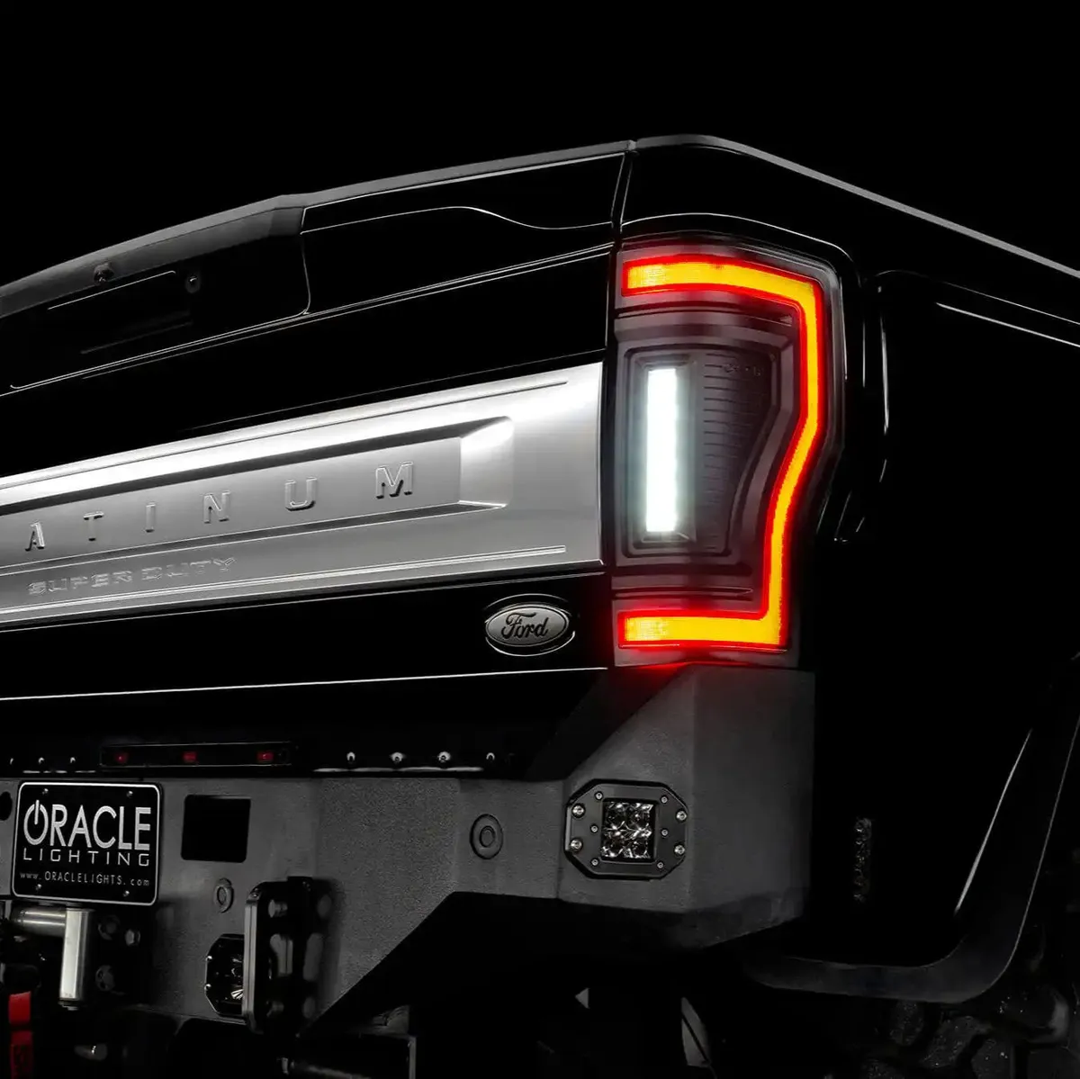 2017-2022 Ford F-250/350 Super Duty Flush Mount LED Tail Lights - Animated Turn Signals product image