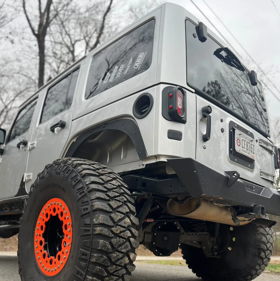 0718 Wrangler Jk/Jku Tail Gunner LED Tail Lights Black product image
