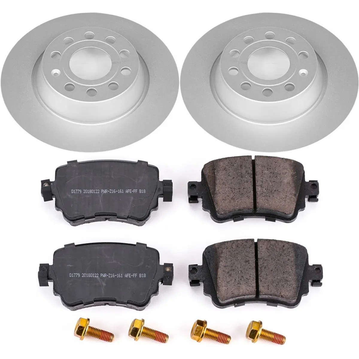 Z23 Sport Geomet Coated Rotor Kit For European Vehicles: Genuine Geomet Fully Coated Rotors; Carbon-Fiber Ceramic Pads W/Hardware product image