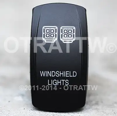 sPOD LED Windshield Lights (Contura v Rocker) Universal