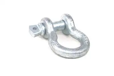 Bulldog Winch 7/8 Inch Bow Shackle 13k LB WLL Silver Bulldog Winch