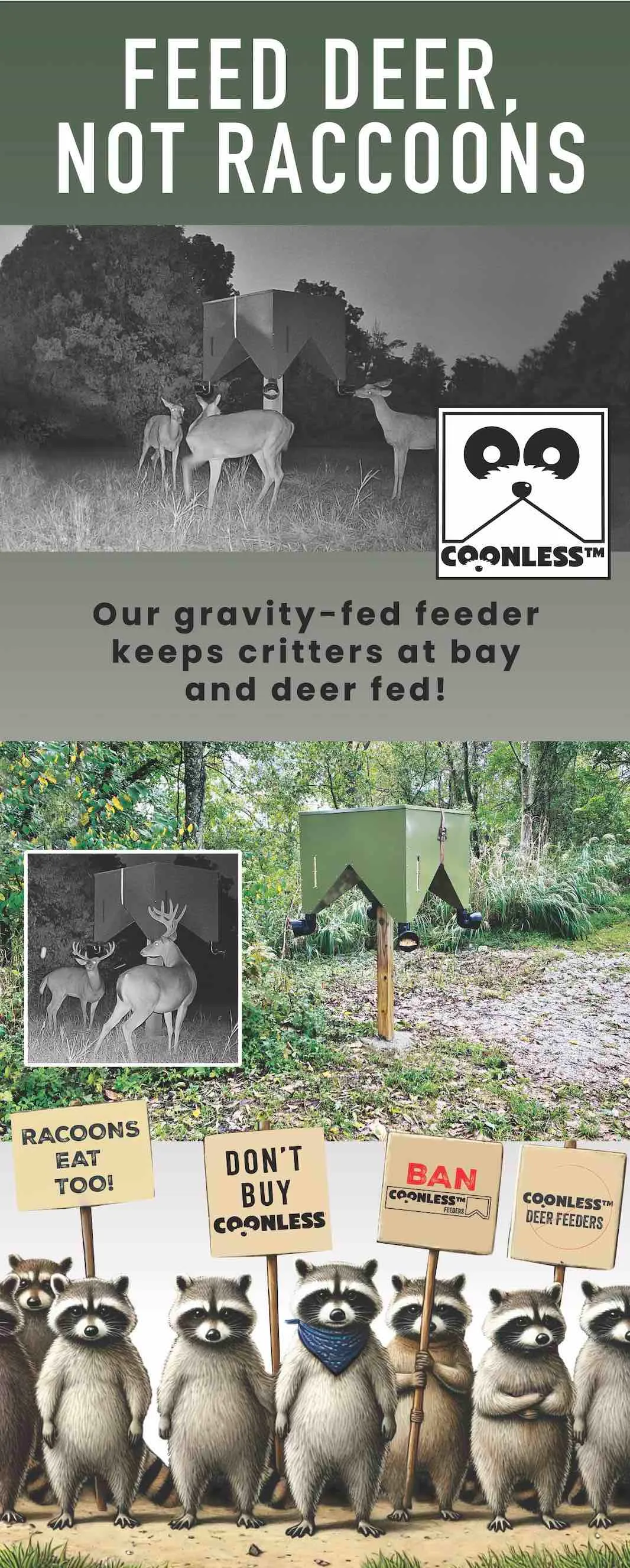 Steinjäger CoonlessÃ¢â€žÂ¢ Deer Feeder 1000 Pound Capacity, 1 Kit product image