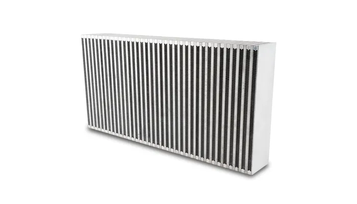 Vertical Flow Intercooler Core; 24 in. Core Width; 3.5 in. Core Thickness; 12 in. Height; 6061 Aluminum; product image