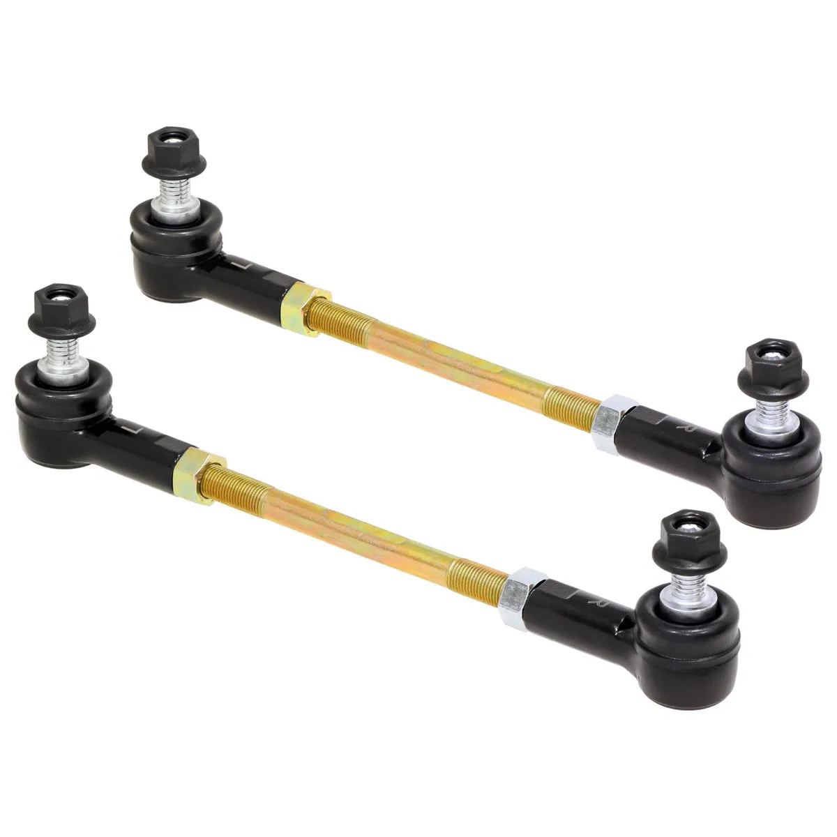 Adjustable Sway Bar End Link Kit (8 1/2 Inch Long Rods w/ Sealed Rod Ends and Jam Nuts pair) RockJock 4X4 product image