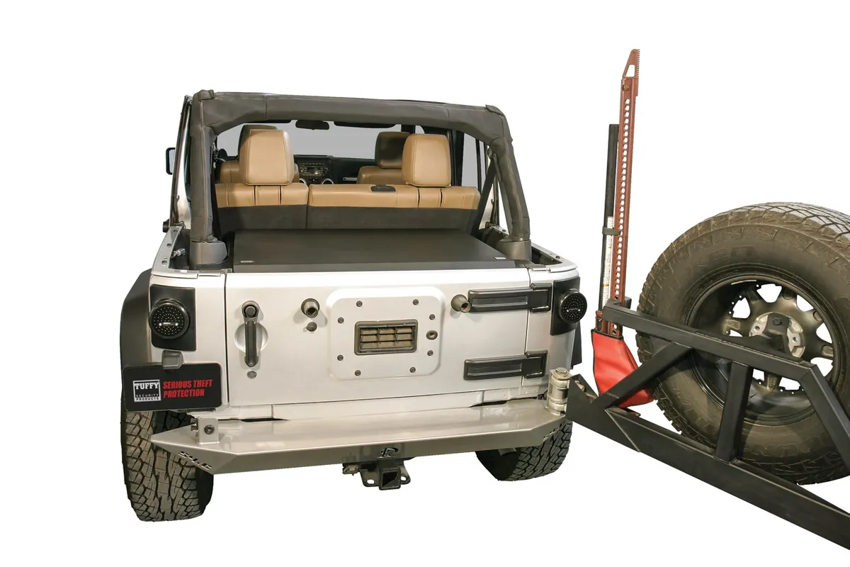 Deluxe Cargo Enclosure - '11-18 Wrangler JK (Black) product image