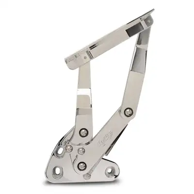 Eddie Motorsports Billet Hood Hinges Matte Black