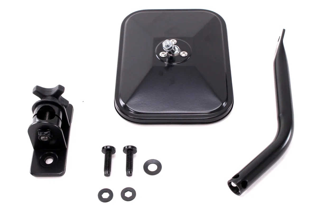 Rugged Ridge (Single)9716 Wrangler TJ JK Quick Release Side Mirrorblackrectangular