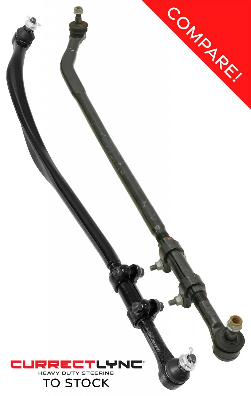 0718 Wrangler Currectlync Drag Link Organically Shaped Forged Chromoly product image