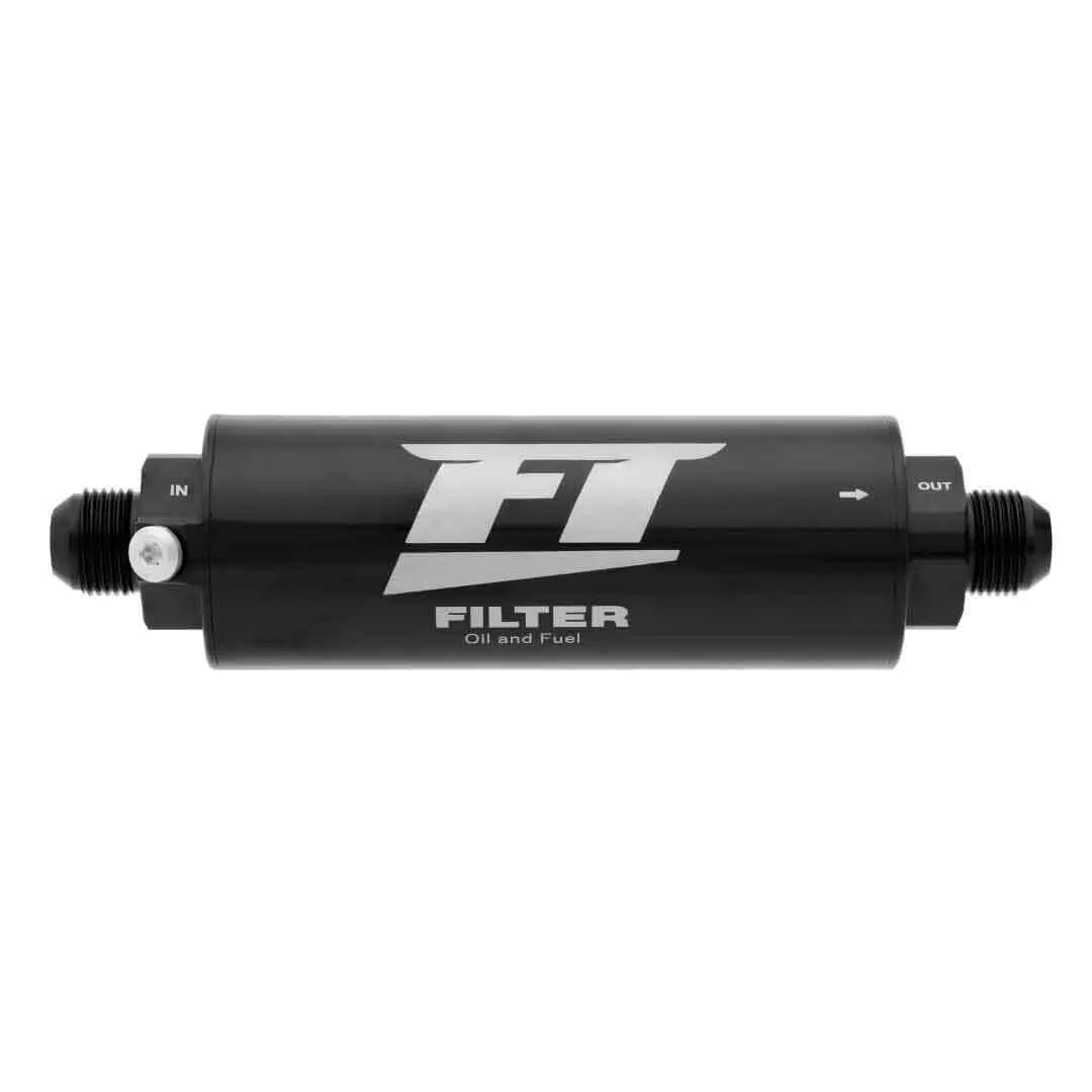 FT Fuel/Oil Filter 16an w/1/8npt port 60-Micron product image
