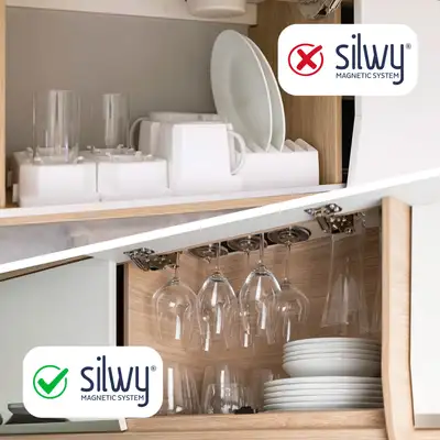 SILWY MAGNET Magnetic porcelain tableware set MIX &amp; MATCH