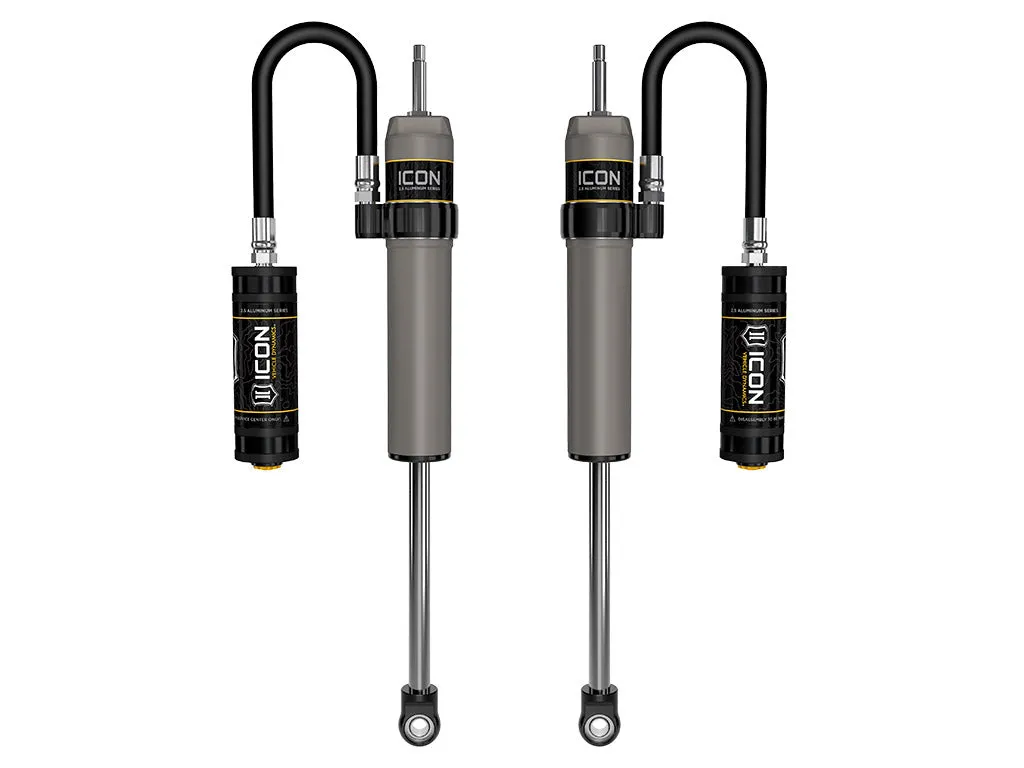 ICON 2005-2025 Ford Super Duty 4WD, 0-2.5” Lift, Front, V.S. 2.5 Aluminum Series Shock Absorbers, Remote Reservoir, Pair product image