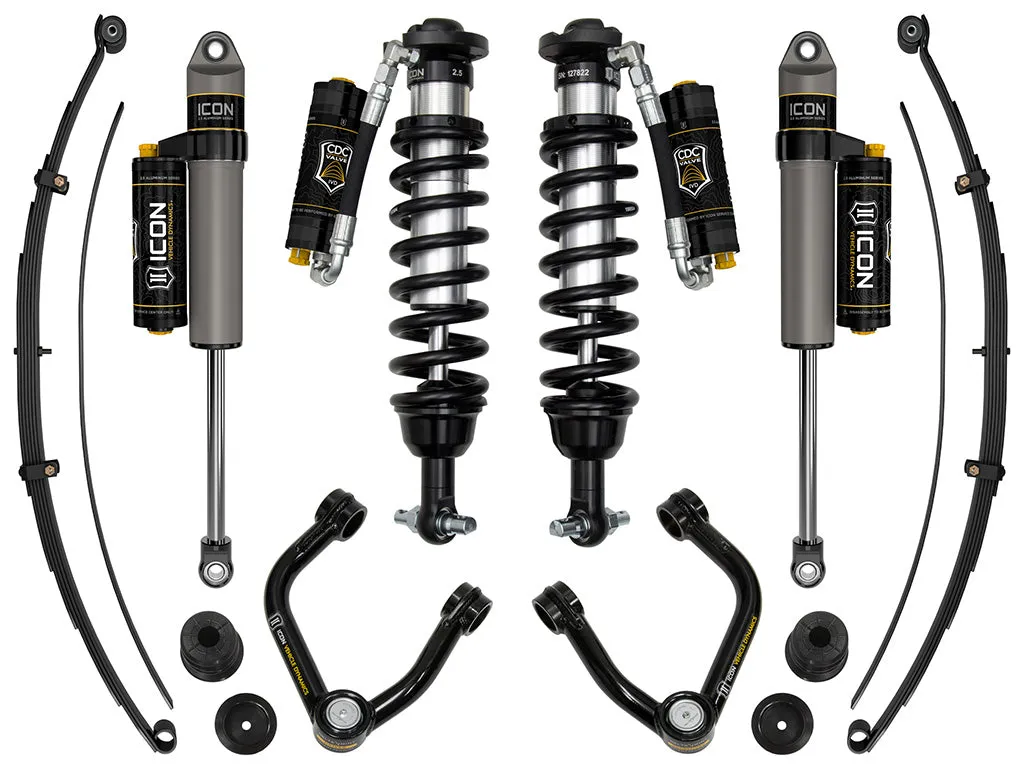 ICON 19-21 Ford Ranger, 0-3.5" Lift, Stage 8 Susp System, Tubular UCA Al Knuckle product image