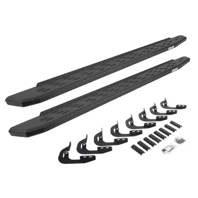 Go Rhino Go Rhino 69605880T - RB30 Running Boards with Mounting Bracket Kit - Protective Bedliner Coating