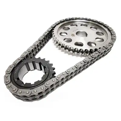 PRW Timing Chain Set Pqx Dbl Roller Mopar sb 318 340 360 w/ 9 Keyway